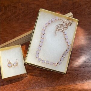 Mariana Rose Gold and Pink Swarovski Crystal Jewelry Set